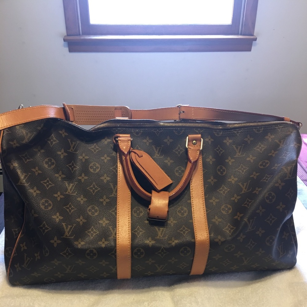 Louis Vuitton 💯 Authentic Keepall 55 Bandouliere
